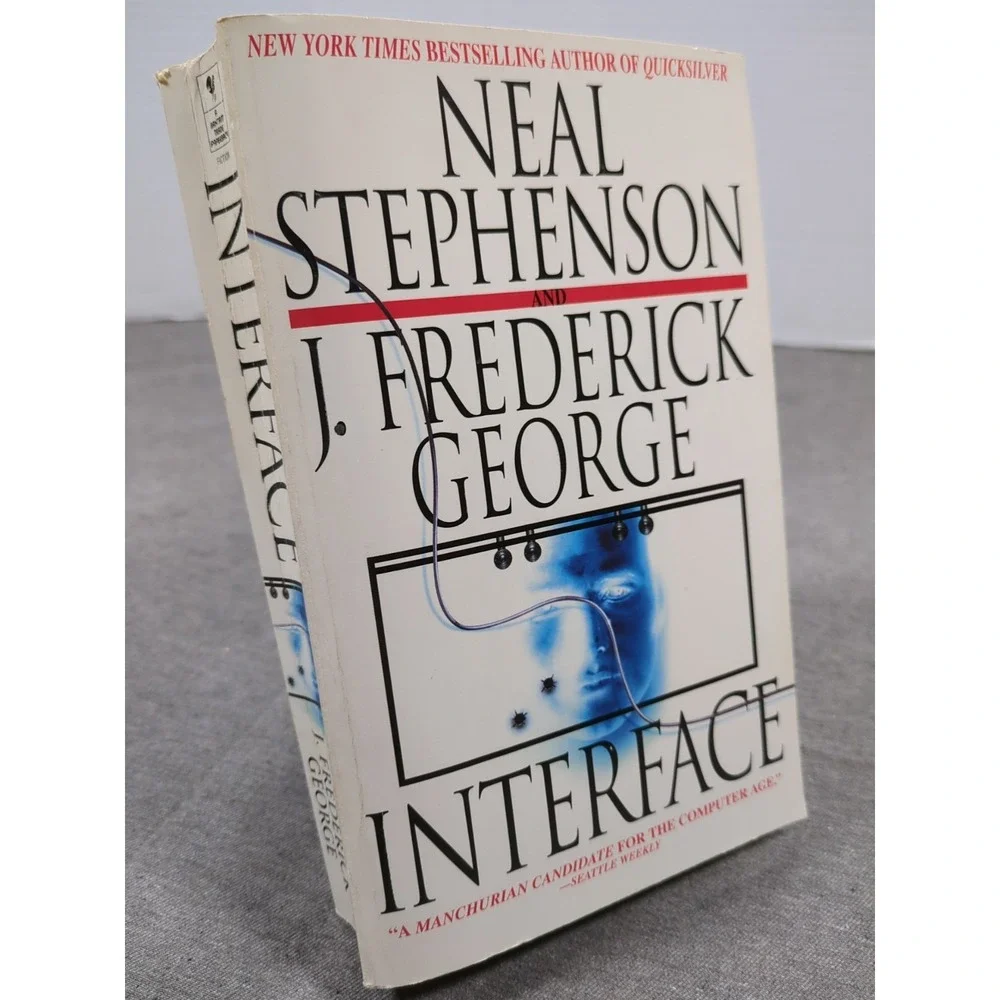 Interface Neal Stephenson J. Frederick‎ George Bantam Spectra Trade PB June 2005